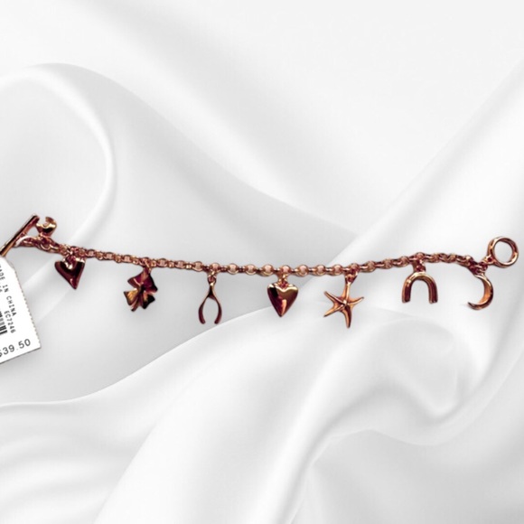 NWT J. Crew Charm Bracelet in Gold - Picture 2 of 3